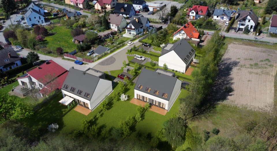 Domy jednorodzinne dwulokalowe w Pile nad Zalewem Koszyckim